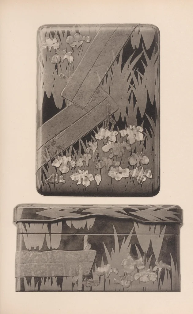 An illustration from Masterpieces selected from the Kôrin school : with biographical sketches of the artists of the school, and some critical descriptions, 1903, leaf 107