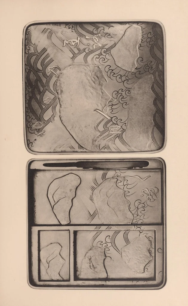 An illustration from Masterpieces selected from the Kôrin school : with biographical sketches of the artists of the school, and some critical descriptions, 1903, leaf 119