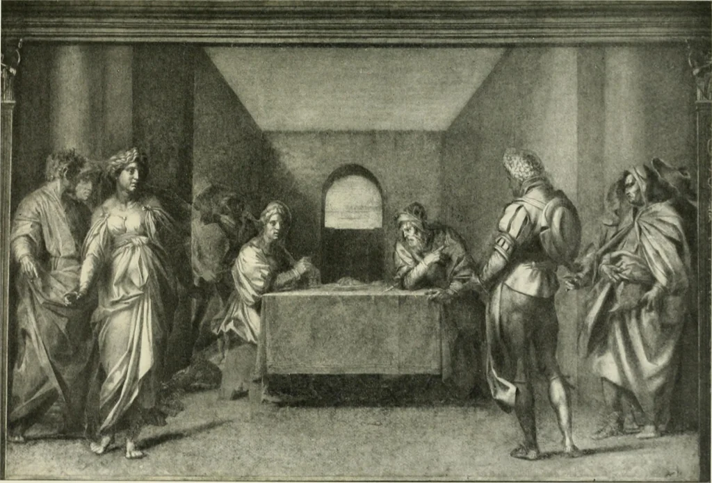 An illustration from Masters in art : a series of illustrated monographs, 1900, leaf 360