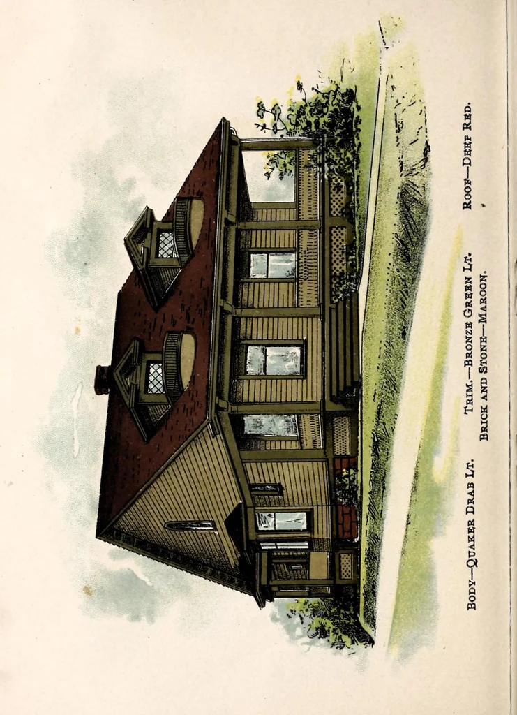 An illustration from Masury's house paints., 1900, leaf 12