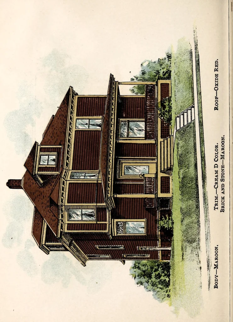 An illustration from Masury's house paints., 1900, leaf 16
