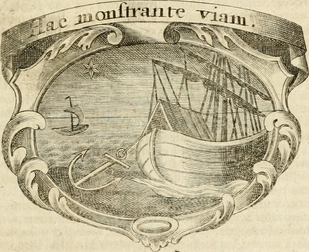An illustration from Mater amoris et doloris : quam Christus in cruce moriens omnibus ac singulis suis fidelibus in matrem legavit : ecce mater tua : nunc explicata per sacra emblemata, figuras scripturae quàm plurimas, conceptus varios praedicabiles, SS. patrum sententias, raras historias, & pios ad Jesum patientem, ac sanctissimam matrem ejus compatientem affectus : opus omnibus Jesum & Mariam amantibus, praedicantibus, aut meditantibus perutile, com triplici indice considerationum, rerum memorabilium, & concionatorio, formandis per annum concionibus opportuno, 1741, leaf 26