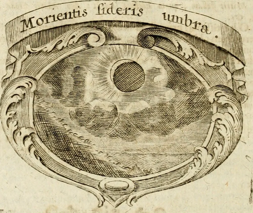 An illustration from Mater amoris et doloris : quam Christus in cruce moriens omnibus ac singulis suis fidelibus in matrem legavit : ecce mater tua : nunc explicata per sacra emblemata, figuras scripturae quàm plurimas, conceptus varios praedicabiles, SS. patrum sententias, raras historias, & pios ad Jesum patientem, ac sanctissimam matrem ejus compatientem affectus : opus omnibus Jesum & Mariam amantibus, praedicantibus, aut meditantibus perutile, com triplici indice considerationum, rerum memorabilium, & concionatorio, formandis per annum concionibus opportuno, 1741, leaf 323