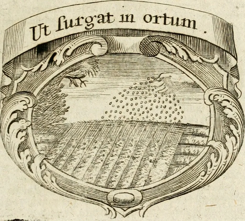 An illustration from Mater amoris et doloris : quam Christus in cruce moriens omnibus ac singulis suis fidelibus in matrem legavit : ecce mater tua : nunc explicata per sacra emblemata, figuras scripturae quàm plurimas, conceptus varios praedicabiles, SS. patrum sententias, raras historias, & pios ad Jesum patientem, ac sanctissimam matrem ejus compatientem affectus : opus omnibus Jesum & Mariam amantibus, praedicantibus, aut meditantibus perutile, com triplici indice considerationum, rerum memorabilium, & concionatorio, formandis per annum concionibus opportuno, 1741, leaf 372