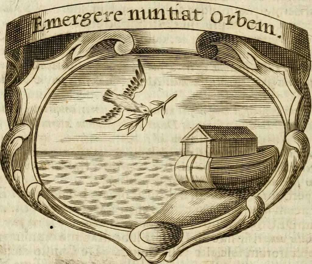 An illustration from Mater amoris et doloris : quam Christus in cruce moriens omnibus ac singulis suis fidelibus in matrem legavit : ecce mater tua : nunc explicata per sacra emblemata, figuras scripturae quàm plurimas, conceptus varios praedicabiles, SS. patrum sententias, raras historias, & pios ad Jesum patientem, ac sanctissimam matrem ejus compatientem affectus : opus omnibus Jesum & Mariam amantibus, praedicantibus, aut meditantibus perutile, com triplici indice considerationum, rerum memorabilium, & concionatorio, formandis per annum concionibus opportuno, 1741, leaf 393