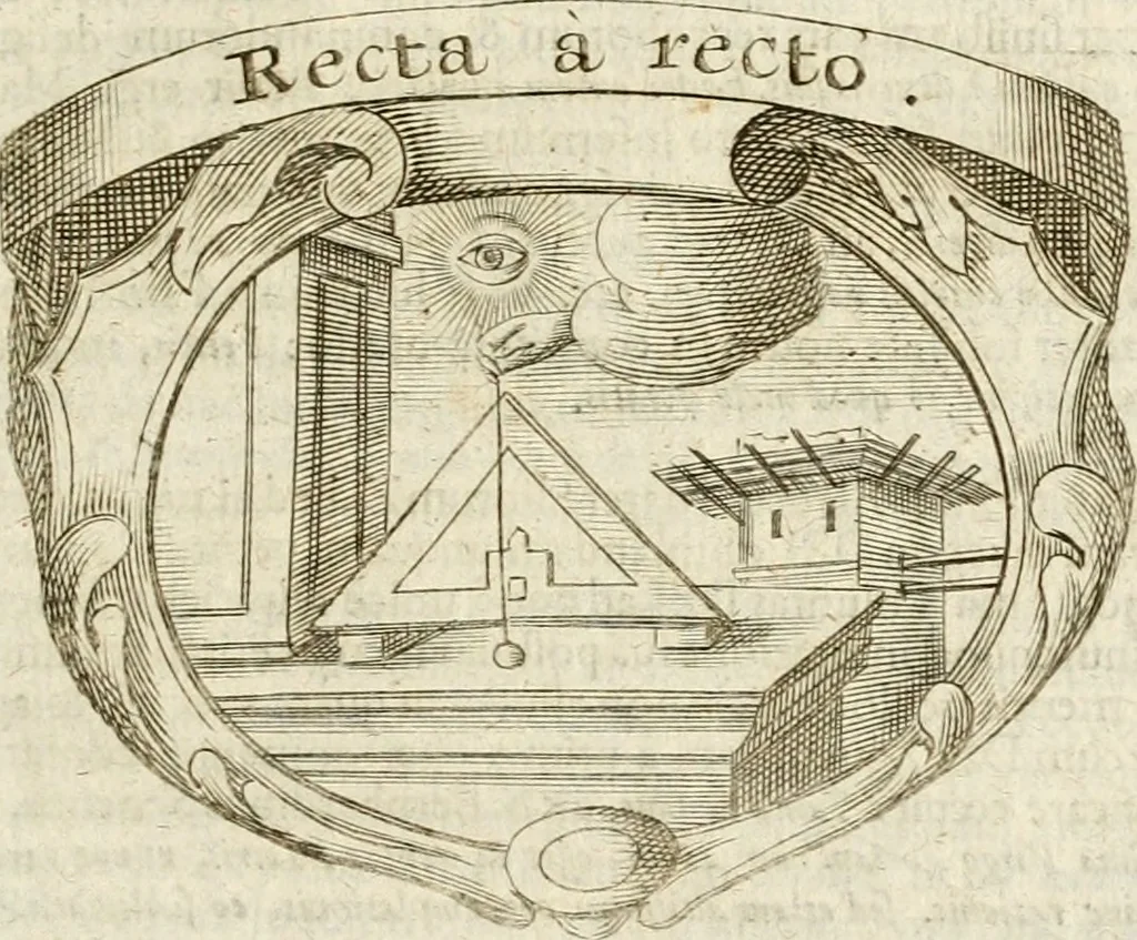 An illustration from Mater amoris et doloris : quam Christus in cruce moriens omnibus ac singulis suis fidelibus in matrem legavit : ecce mater tua : nunc explicata per sacra emblemata, figuras scripturae quàm plurimas, conceptus varios praedicabiles, SS. patrum sententias, raras historias, & pios ad Jesum patientem, ac sanctissimam matrem ejus compatientem affectus : opus omnibus Jesum & Mariam amantibus, praedicantibus, aut meditantibus perutile, com triplici indice considerationum, rerum memorabilium, & concionatorio, formandis per annum concionibus opportuno, 1741, leaf 414