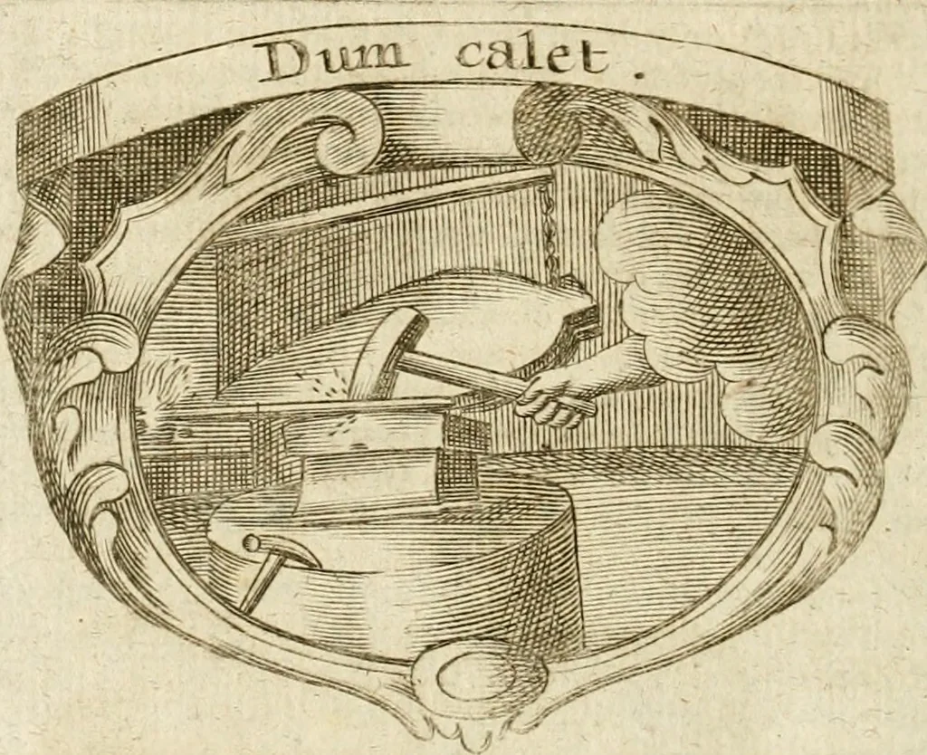An illustration from Mater amoris et doloris : quam Christus in cruce moriens omnibus ac singulis suis fidelibus in matrem legavit : ecce mater tua : nunc explicata per sacra emblemata, figuras scripturae quàm plurimas, conceptus varios praedicabiles, SS. patrum sententias, raras historias, & pios ad Jesum patientem, ac sanctissimam matrem ejus compatientem affectus : opus omnibus Jesum & Mariam amantibus, praedicantibus, aut meditantibus perutile, com triplici indice considerationum, rerum memorabilium, & concionatorio, formandis per annum concionibus opportuno, 1741, leaf 423