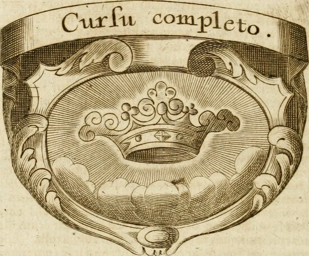 An illustration from Mater amoris et doloris : quam Christus in cruce moriens omnibus ac singulis suis fidelibus in matrem legavit : ecce mater tua : nunc explicata per sacra emblemata, figuras scripturae quàm plurimas, conceptus varios praedicabiles, SS. patrum sententias, raras historias, & pios ad Jesum patientem, ac sanctissimam matrem ejus compatientem affectus : opus omnibus Jesum & Mariam amantibus, praedicantibus, aut meditantibus perutile, com triplici indice considerationum, rerum memorabilium, & concionatorio, formandis per annum concionibus opportuno, 1741, leaf 477