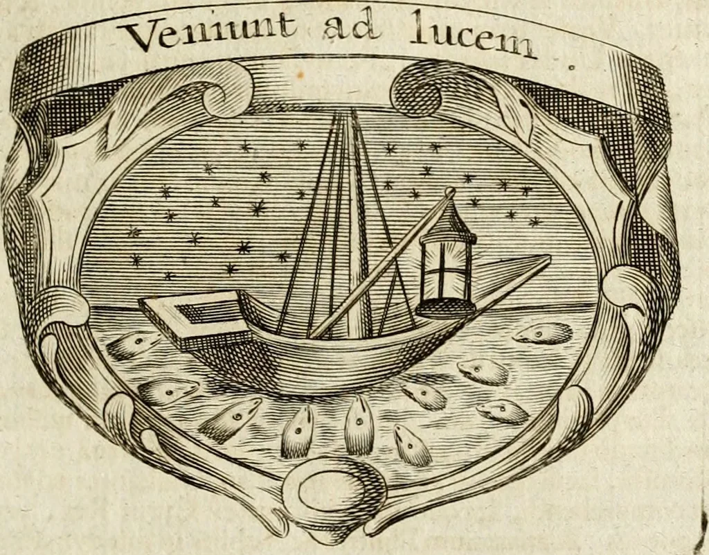 An illustration from Mater amoris et doloris : quam Christus in cruce moriens omnibus ac singulis suis fidelibus in matrem legavit : ecce mater tua : nunc explicata per sacra emblemata, figuras scripturae quàm plurimas, conceptus varios praedicabiles, SS. patrum sententias, raras historias, & pios ad Jesum patientem, ac sanctissimam matrem ejus compatientem affectus : opus omnibus Jesum & Mariam amantibus, praedicantibus, aut meditantibus perutile, com triplici indice considerationum, rerum memorabilium, & concionatorio, formandis per annum concionibus opportuno, 1741, leaf 524