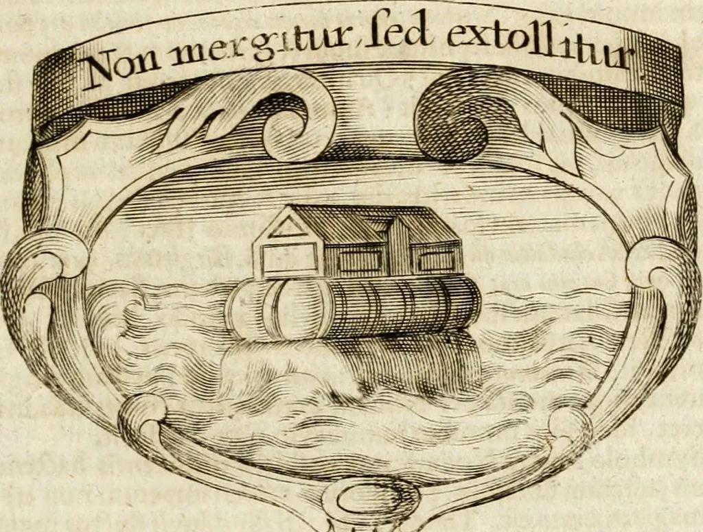 An illustration from Mater amoris et doloris : quam Christus in cruce moriens omnibus ac singulis suis fidelibus in matrem legavit : ecce mater tua : nunc explicata per sacra emblemata, figuras scripturae quàm plurimas, conceptus varios praedicabiles, SS. patrum sententias, raras historias, & pios ad Jesum patientem, ac sanctissimam matrem ejus compatientem affectus : opus omnibus Jesum & Mariam amantibus, praedicantibus, aut meditantibus perutile, com triplici indice considerationum, rerum memorabilium, & concionatorio, formandis per annum concionibus opportuno, 1741, leaf 532
