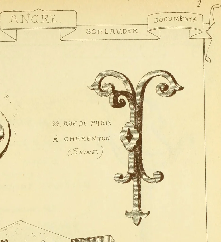 An illustration from Materials and documents of architecture and sculpture : classified alphabetically, 1915, leaf 104