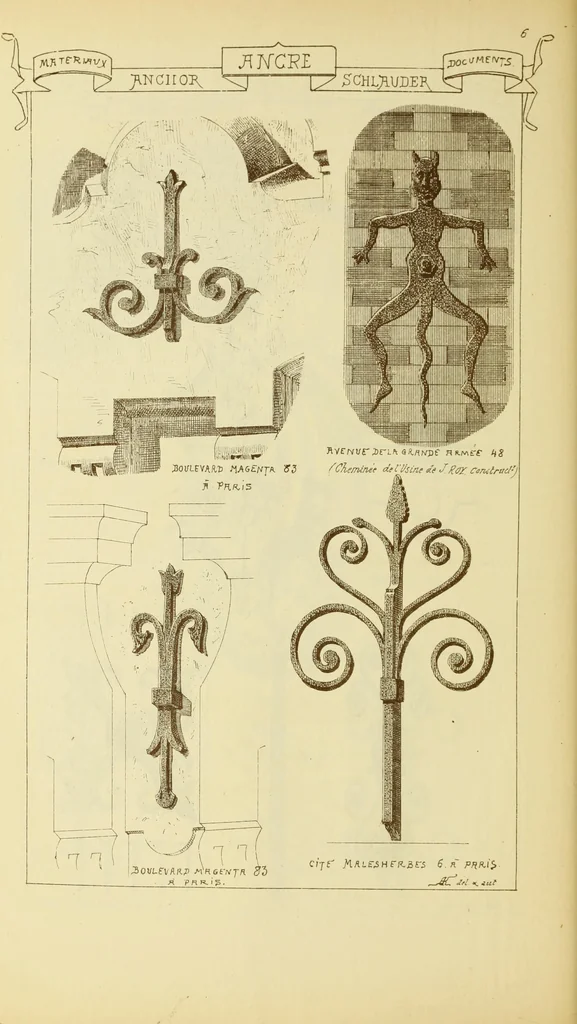 An illustration from Materials and documents of architecture and sculpture : classified alphabetically, 1915, leaf 109