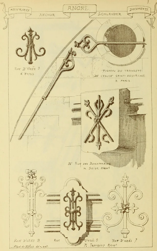 An illustration from Materials and documents of architecture and sculpture : classified alphabetically, 1915, leaf 111