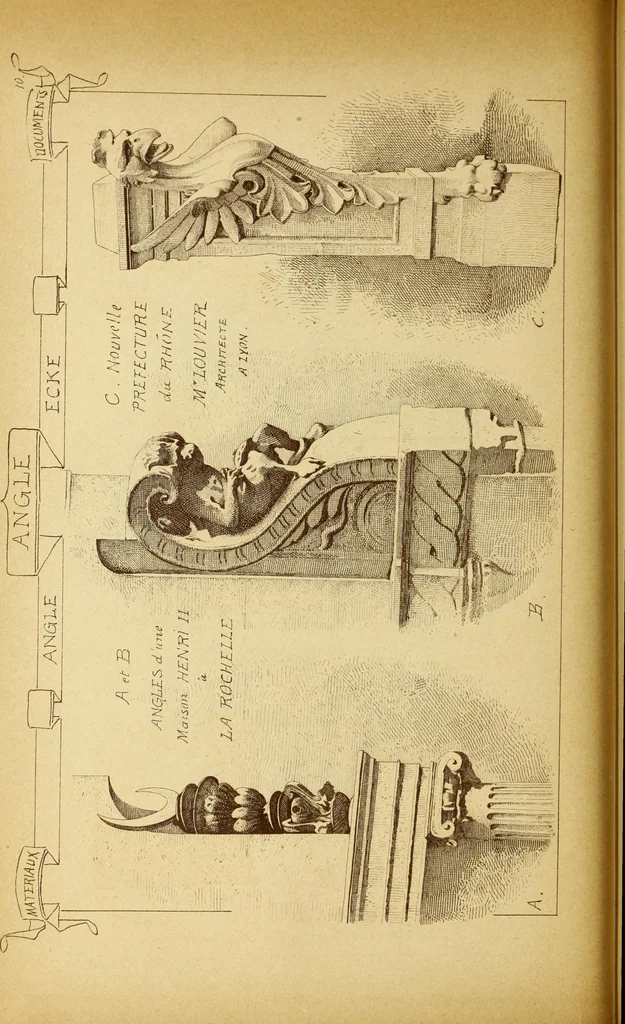 An illustration from Materials and documents of architecture and sculpture : classified alphabetically, 1915, leaf 121