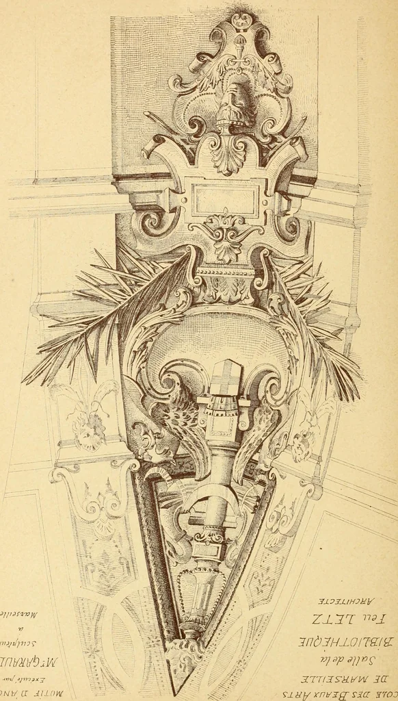 An illustration from Materials and documents of architecture and sculpture : classified alphabetically, 1915, leaf 126