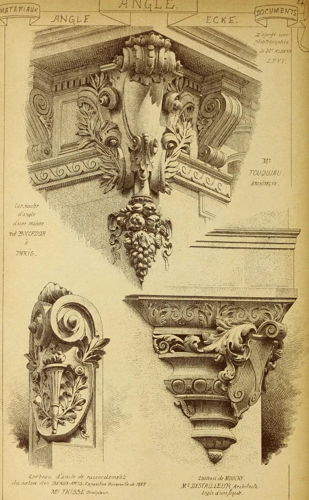 An illustration from Materials and documents of architecture and sculpture : classified alphabetically, 1915, leaf 135