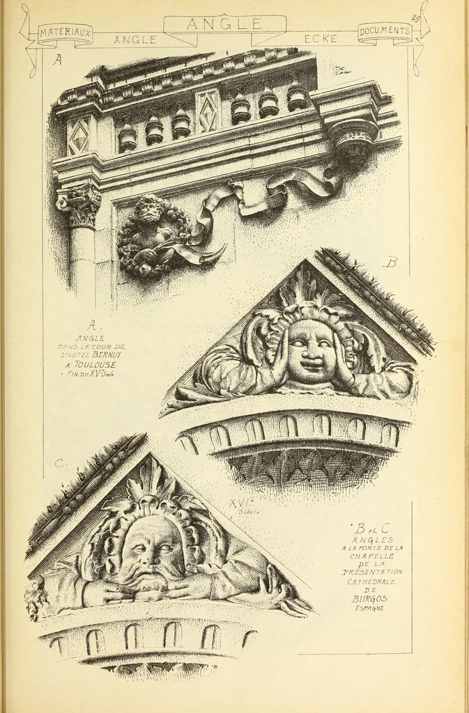 An illustration from Materials and documents of architecture and sculpture : classified alphabetically, 1915, leaf 140