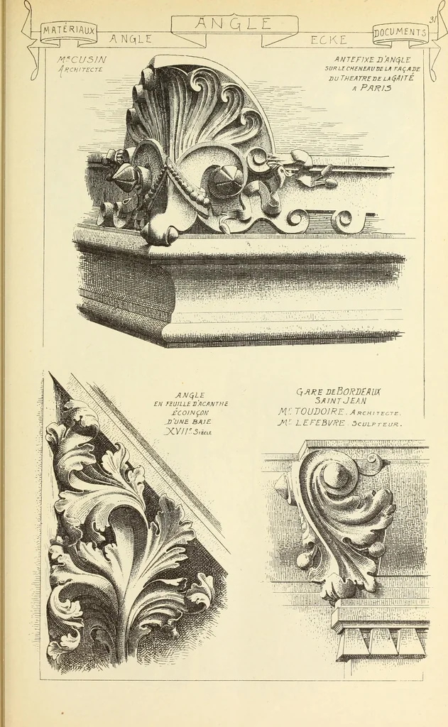 An illustration from Materials and documents of architecture and sculpture : classified alphabetically, 1915, leaf 142