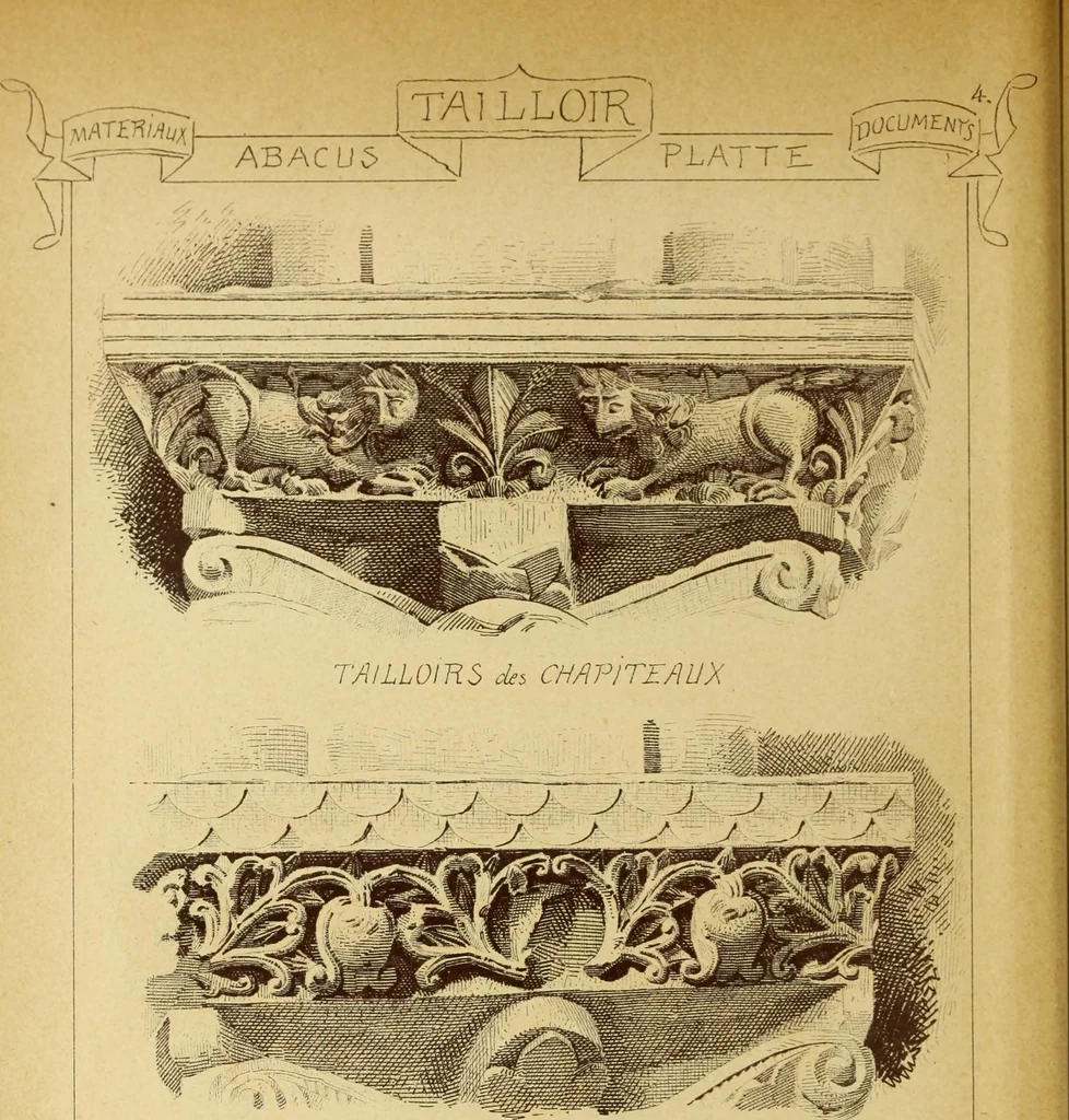 An illustration from Materials and documents of architecture and sculpture : classified alphabetically, 1915, leaf 15