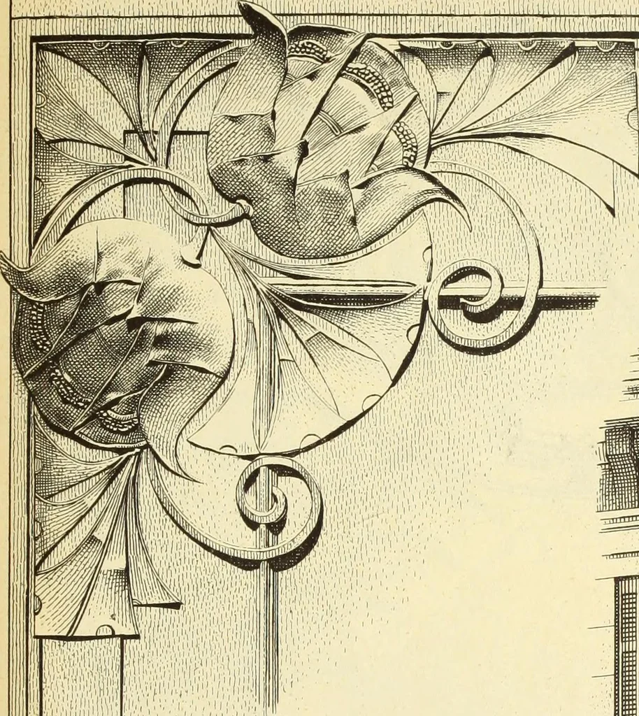An illustration from Materials and documents of architecture and sculpture : classified alphabetically, 1915, leaf 150