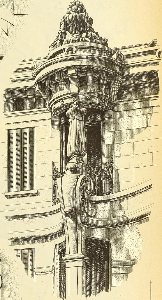 An illustration from Materials and documents of architecture and sculpture : classified alphabetically, 1915, leaf 150