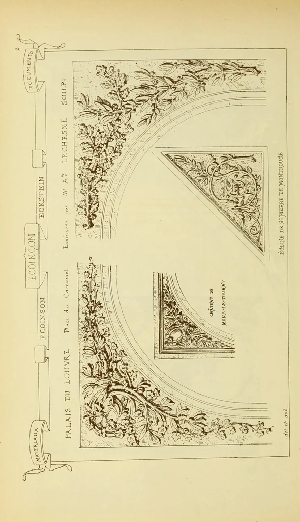 An illustration from Materials and documents of architecture and sculpture : classified alphabetically, 1915, leaf 153