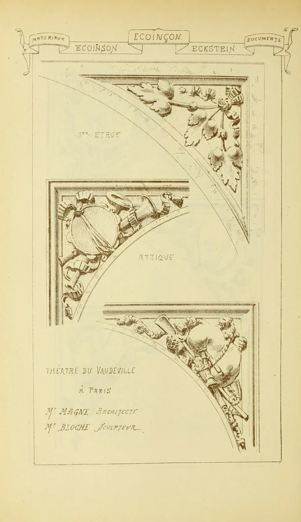 An illustration from Materials and documents of architecture and sculpture : classified alphabetically, 1915, leaf 155