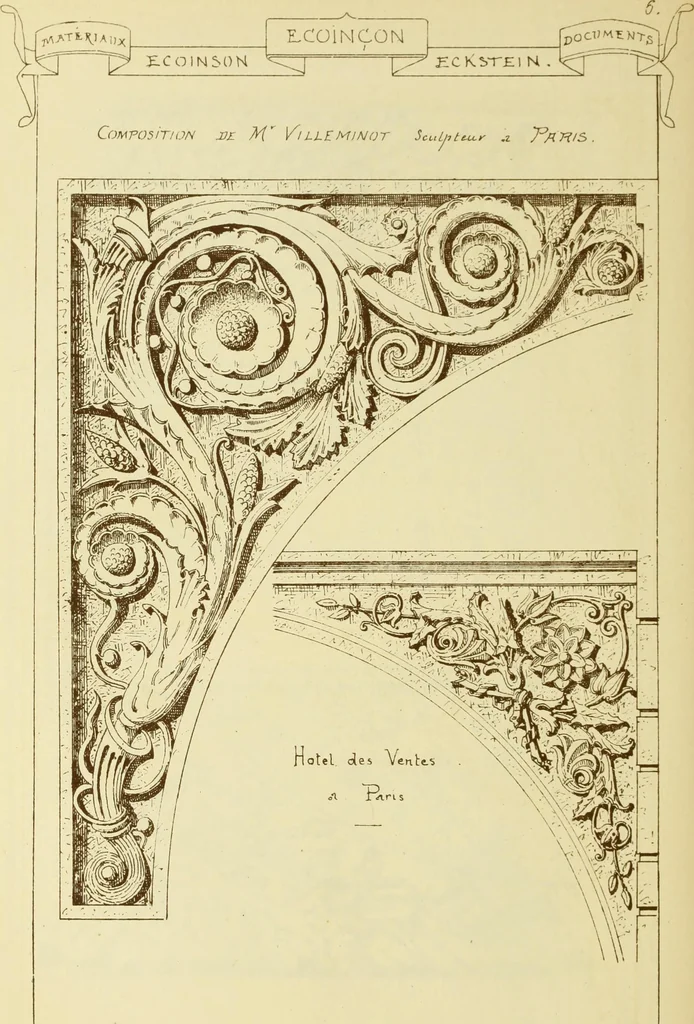 An illustration from Materials and documents of architecture and sculpture : classified alphabetically, 1915, leaf 157
