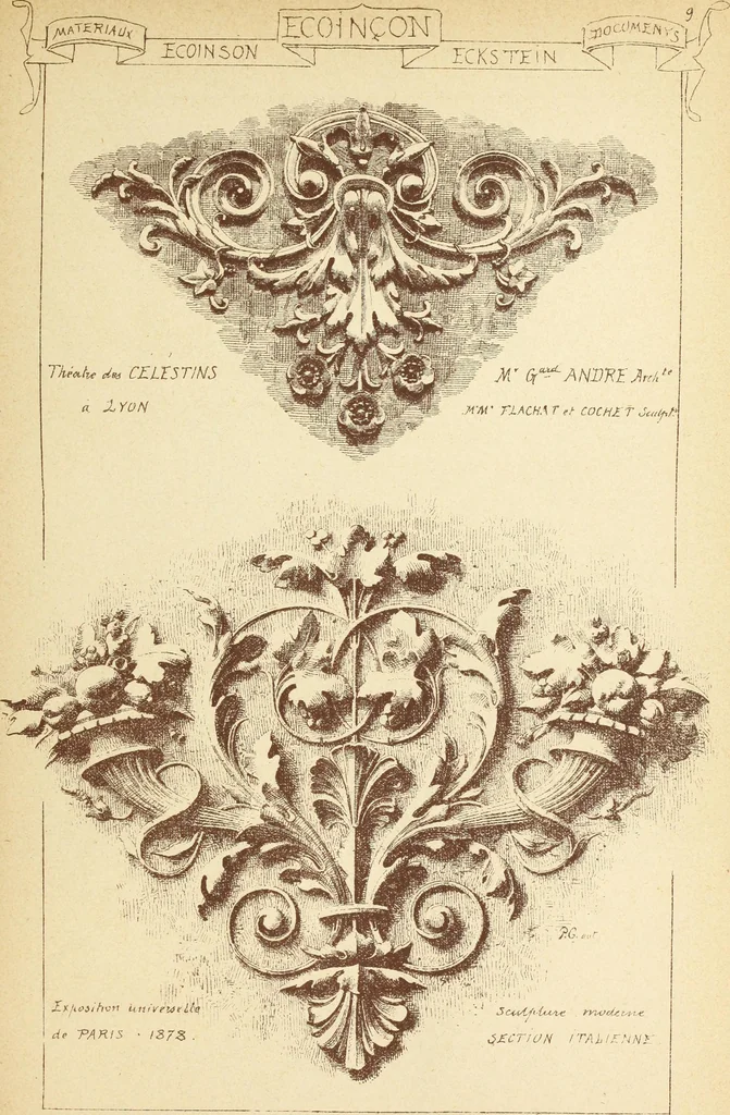 An illustration from Materials and documents of architecture and sculpture : classified alphabetically, 1915, leaf 160