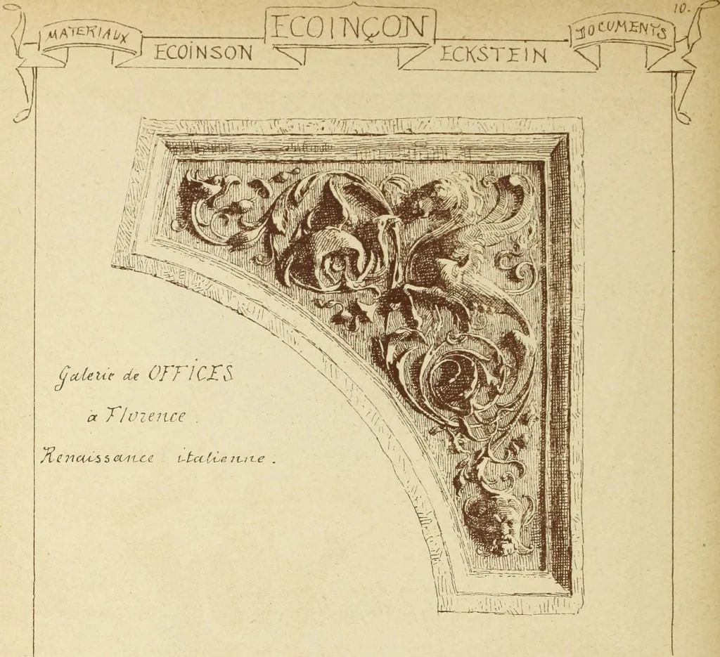 An illustration from Materials and documents of architecture and sculpture : classified alphabetically, 1915, leaf 161