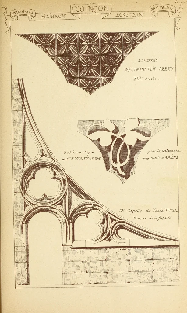 An illustration from Materials and documents of architecture and sculpture : classified alphabetically, 1915, leaf 162