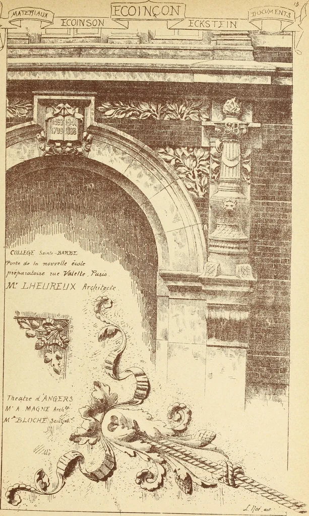 An illustration from Materials and documents of architecture and sculpture : classified alphabetically, 1915, leaf 164