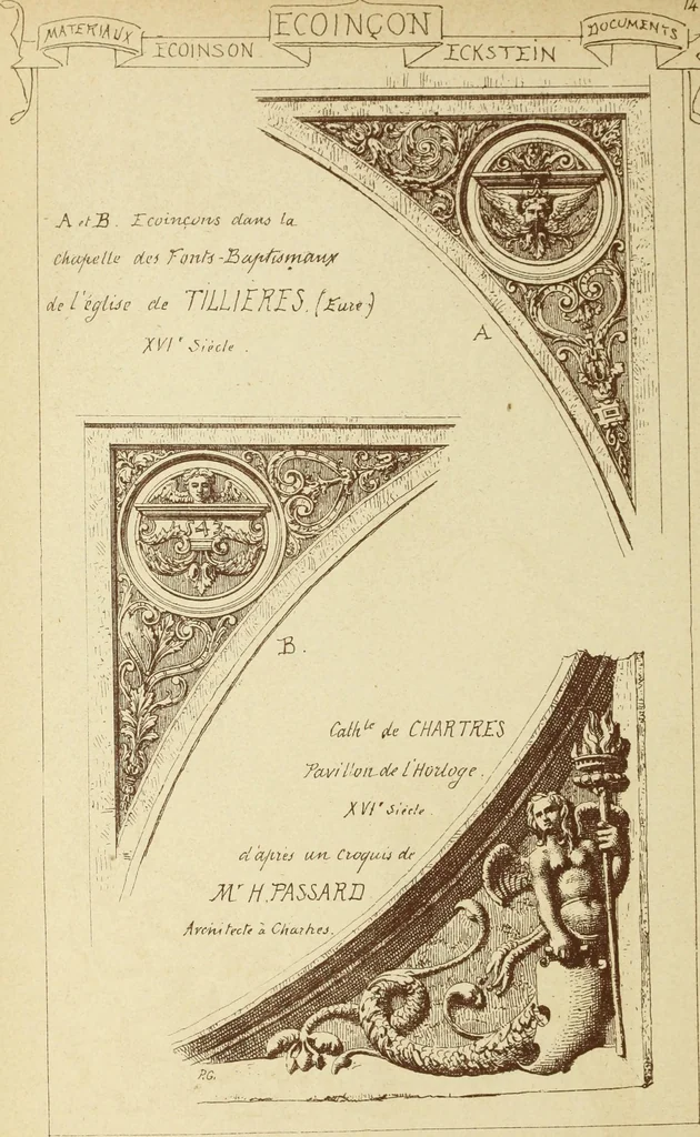 An illustration from Materials and documents of architecture and sculpture : classified alphabetically, 1915, leaf 165