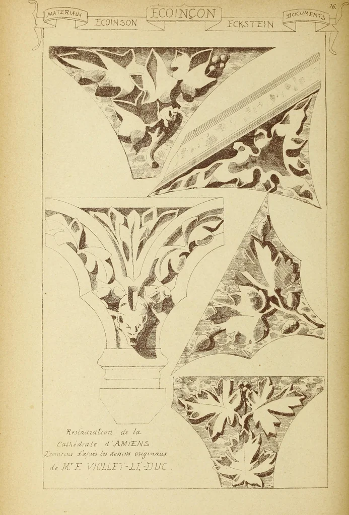 An illustration from Materials and documents of architecture and sculpture : classified alphabetically, 1915, leaf 167