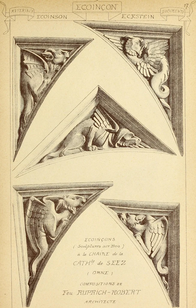 An illustration from Materials and documents of architecture and sculpture : classified alphabetically, 1915, leaf 168