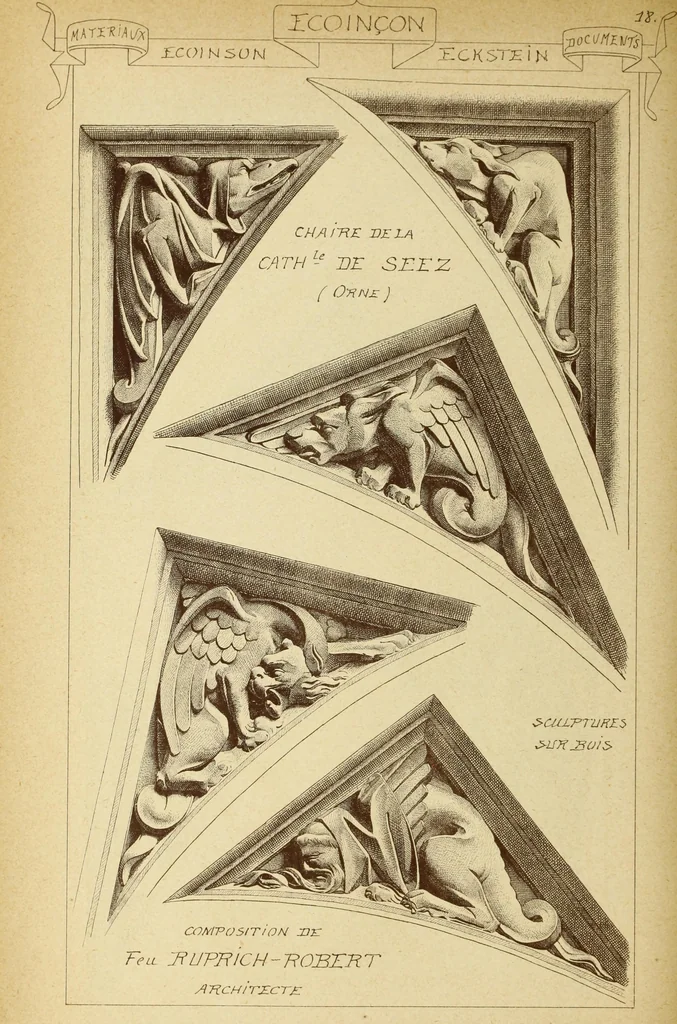 An illustration from Materials and documents of architecture and sculpture : classified alphabetically, 1915, leaf 169