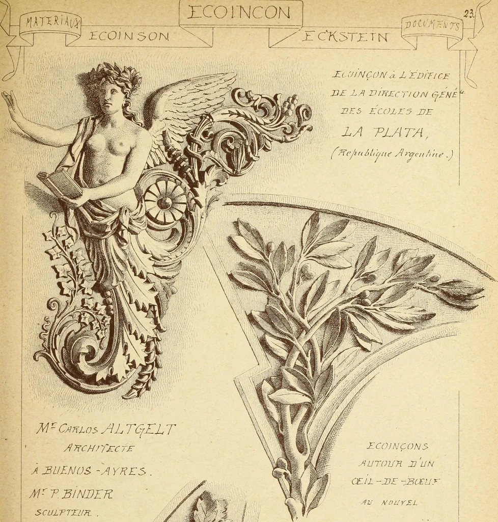 An illustration from Materials and documents of architecture and sculpture : classified alphabetically, 1915, leaf 174