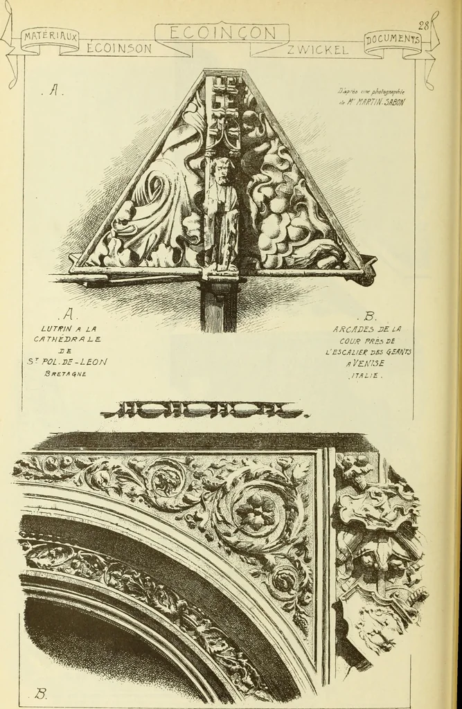 An illustration from Materials and documents of architecture and sculpture : classified alphabetically, 1915, leaf 179