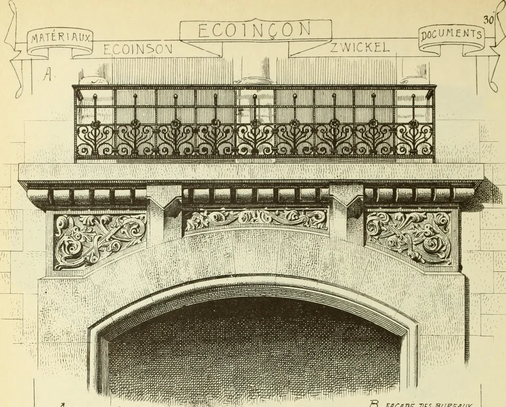 An illustration from Materials and documents of architecture and sculpture : classified alphabetically, 1915, leaf 181