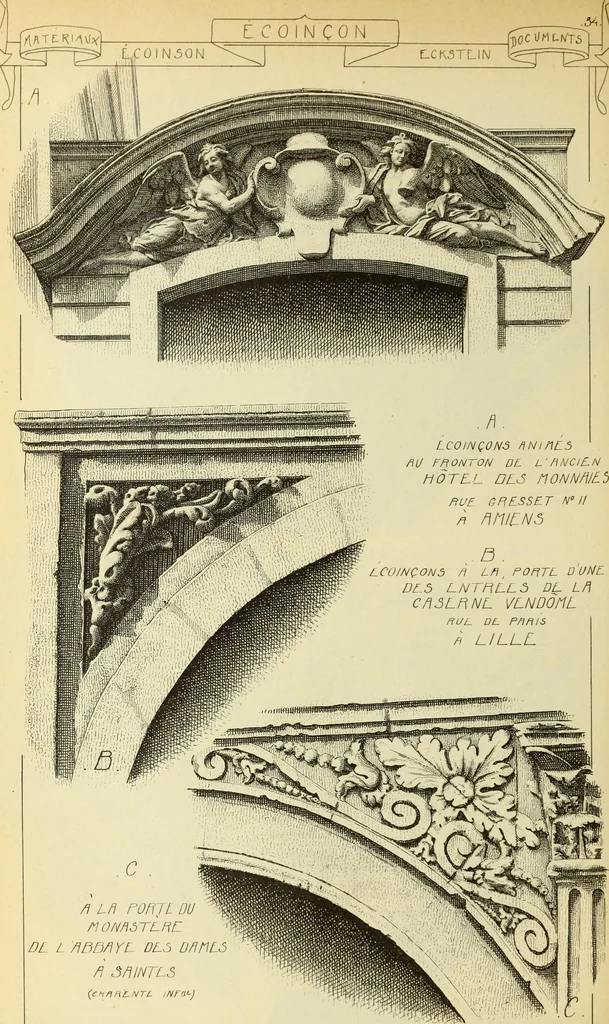 An illustration from Materials and documents of architecture and sculpture : classified alphabetically, 1915, leaf 185