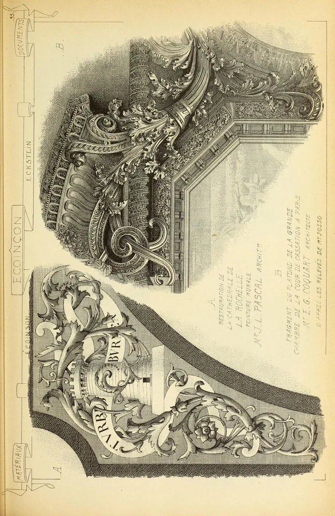 An illustration from Materials and documents of architecture and sculpture : classified alphabetically, 1915, leaf 186