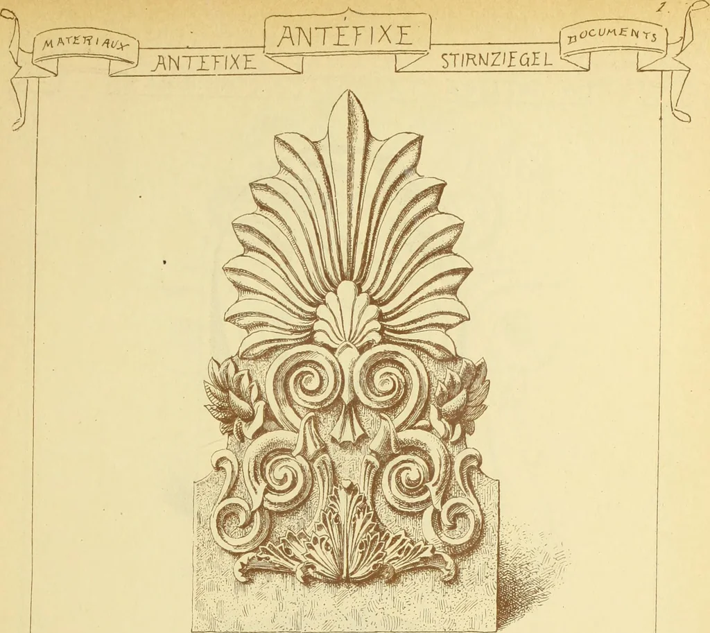 An illustration from Materials and documents of architecture and sculpture : classified alphabetically, 1915, leaf 208
