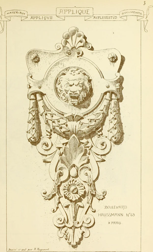 An illustration from Materials and documents of architecture and sculpture : classified alphabetically, 1915, leaf 218