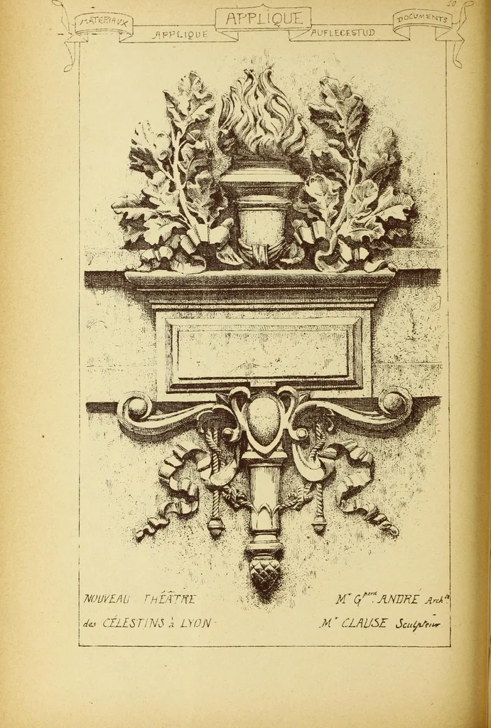 An illustration from Materials and documents of architecture and sculpture : classified alphabetically, 1915, leaf 225