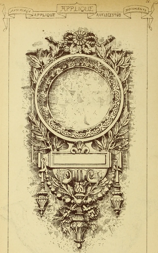 An illustration from Materials and documents of architecture and sculpture : classified alphabetically, 1915, leaf 231