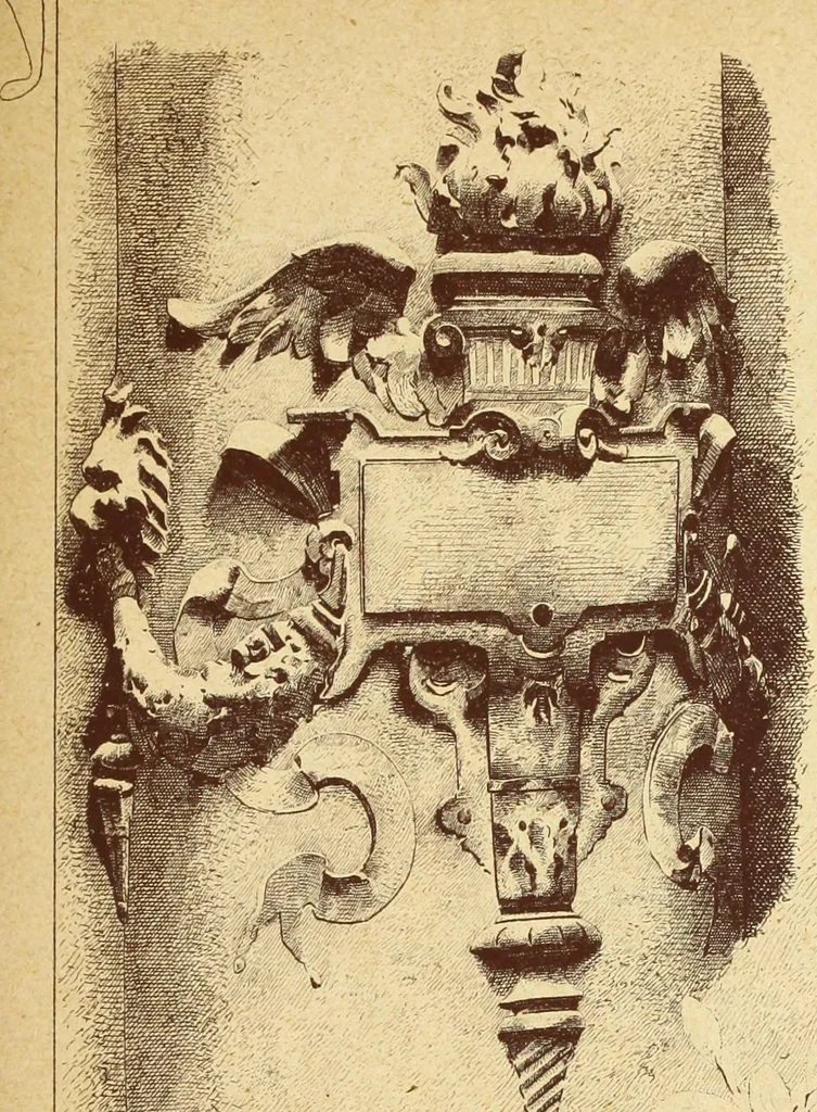An illustration from Materials and documents of architecture and sculpture : classified alphabetically, 1915, leaf 232