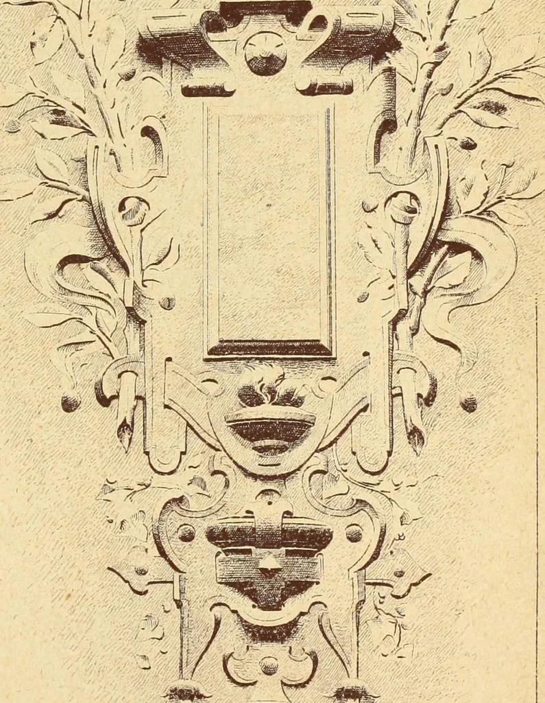 An illustration from Materials and documents of architecture and sculpture : classified alphabetically, 1915, leaf 232