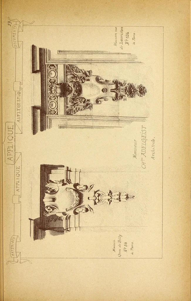 An illustration from Materials and documents of architecture and sculpture : classified alphabetically, 1915, leaf 234