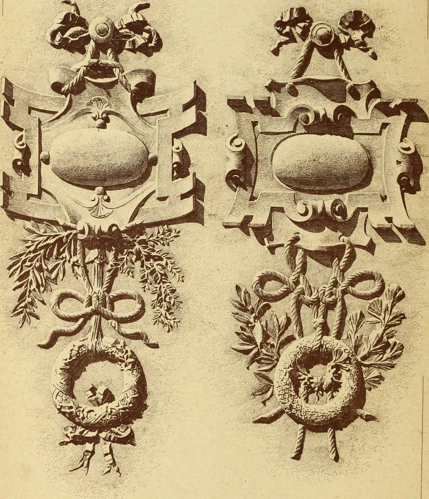 An illustration from Materials and documents of architecture and sculpture : classified alphabetically, 1915, leaf 235