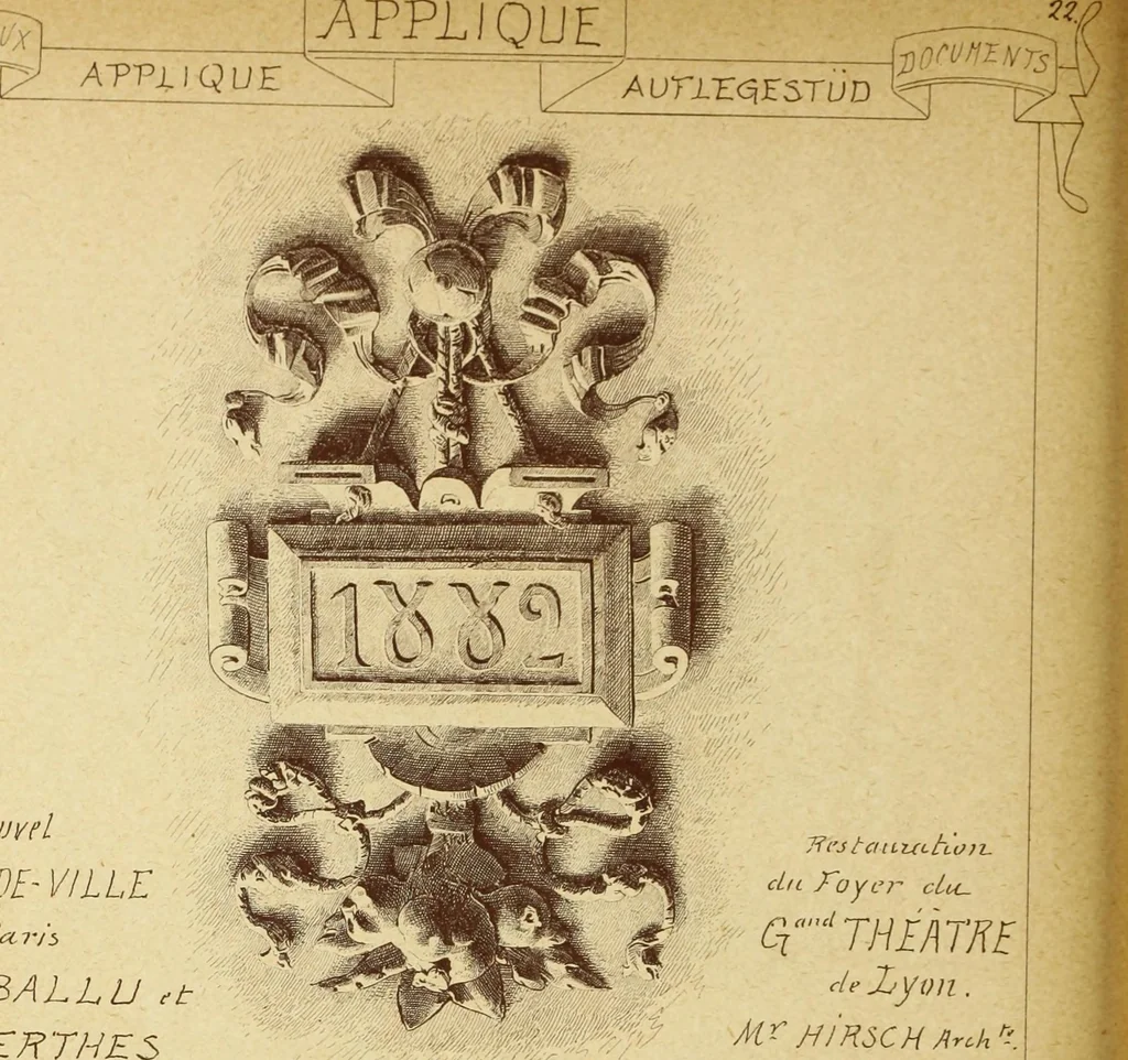 An illustration from Materials and documents of architecture and sculpture : classified alphabetically, 1915, leaf 237